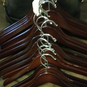 Set of 16 all wood hangers